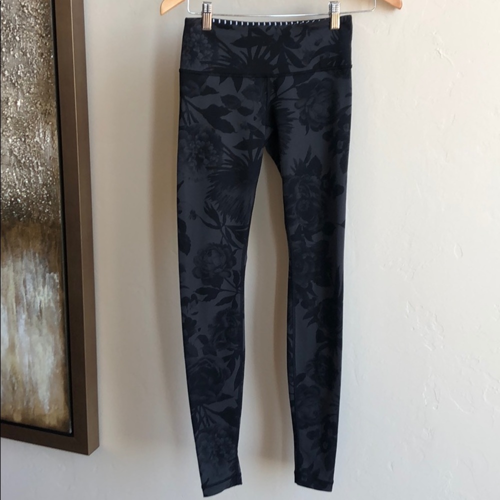 Lululemon full length floral leggings